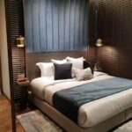 Bedroom - white bed comforter
