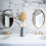 Bathroom Flooring - white ceramic sink